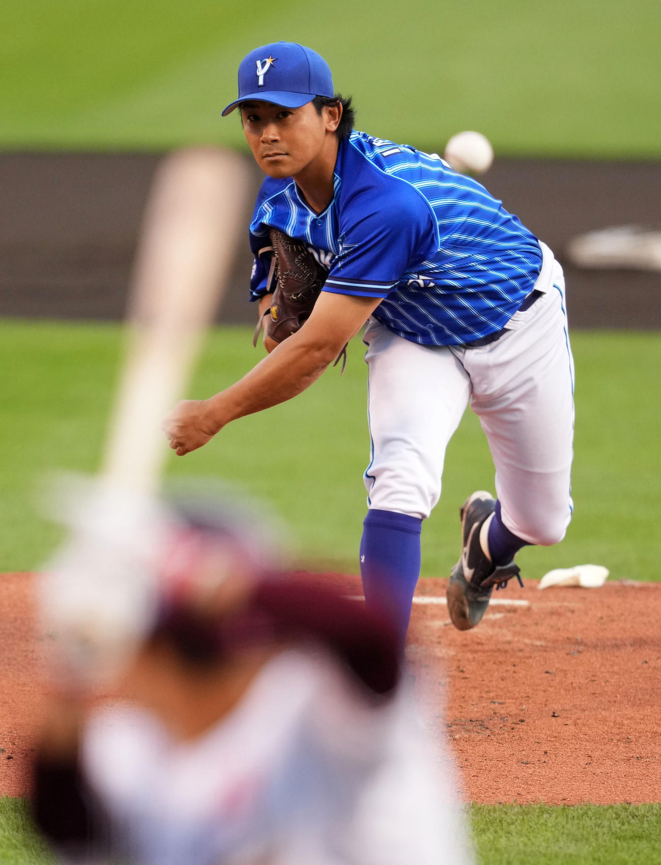 楽天対DeNA　力投するDeNA先発の今永（撮影・横山健太）