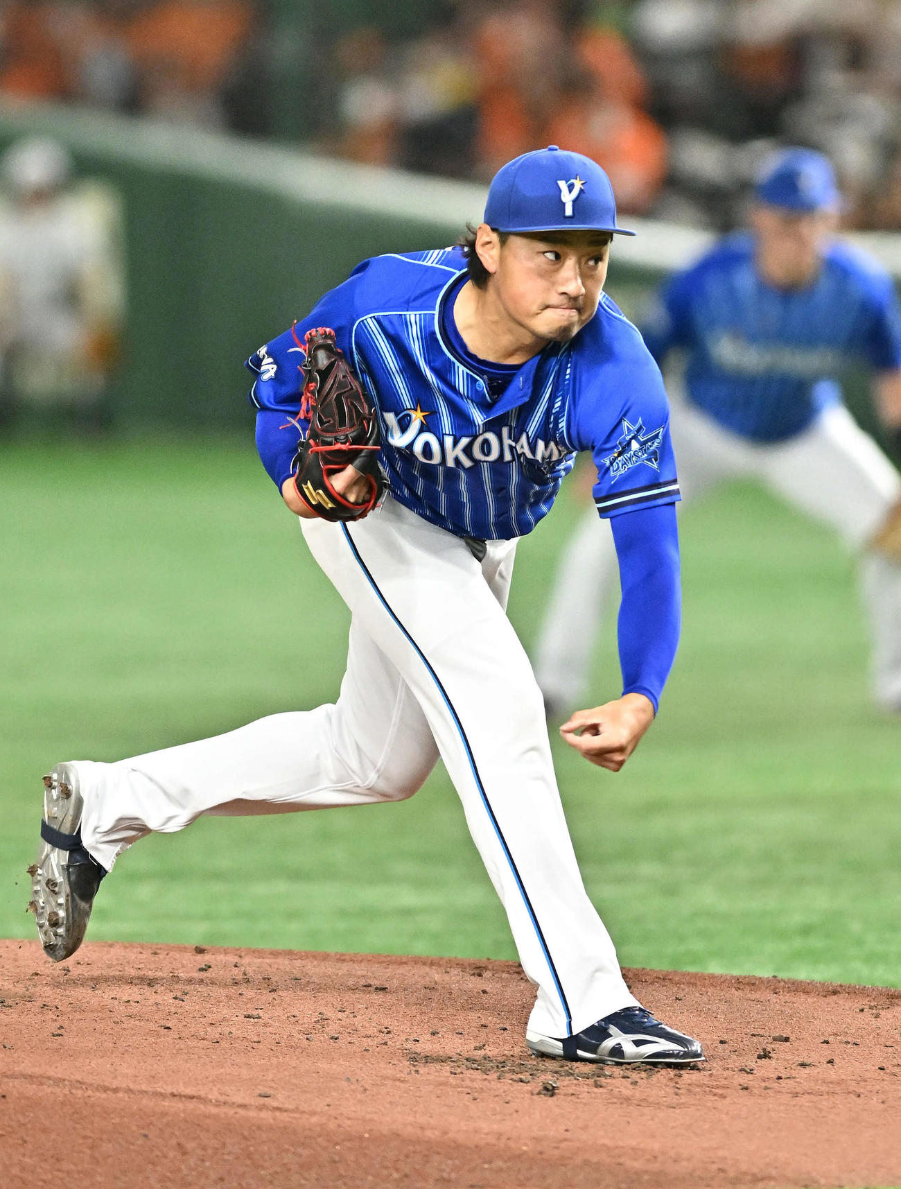 DeNA石田（23年5月24日撮影）