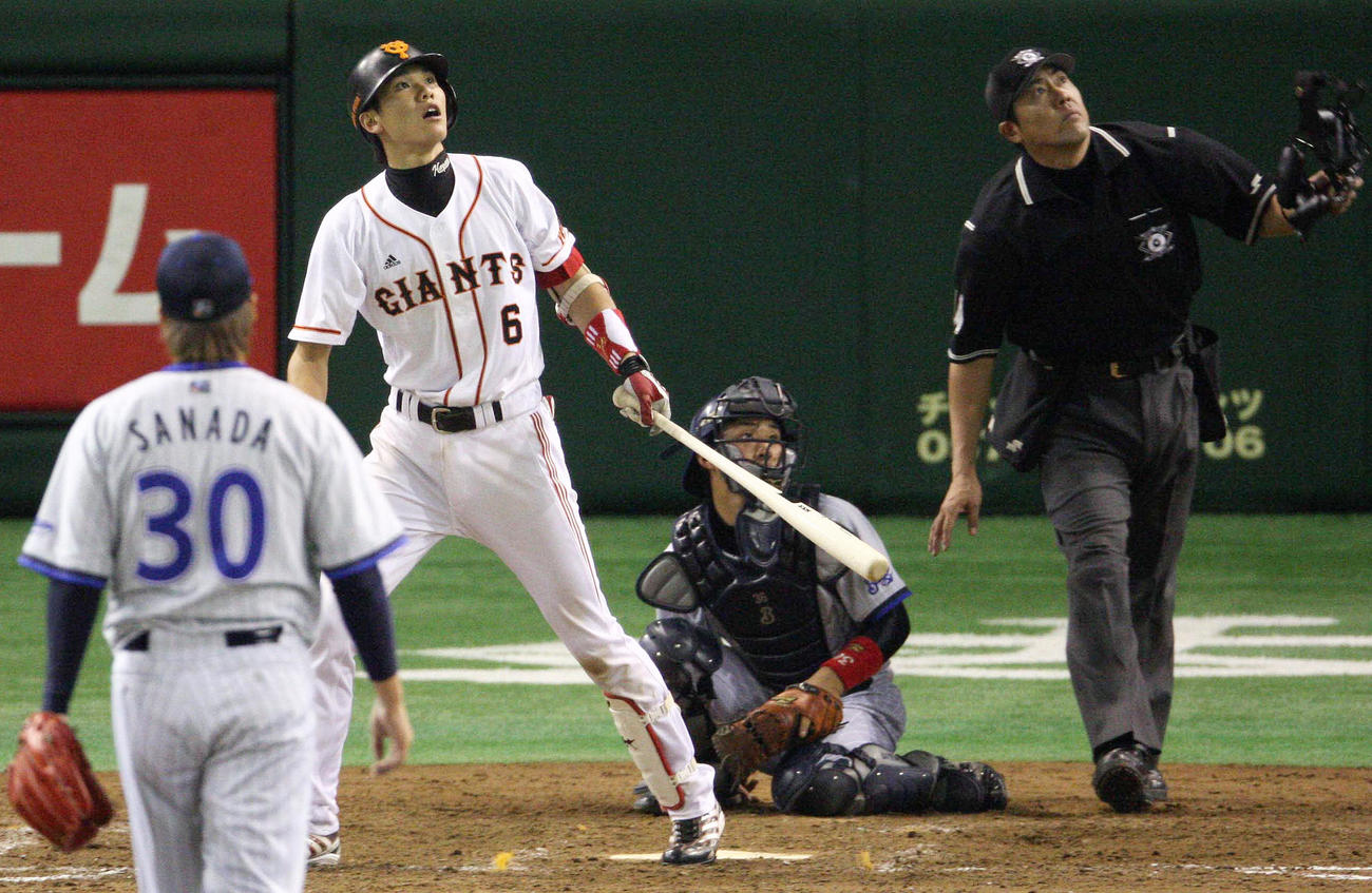 プロ初のサヨナラ本塁打を放った坂本勇人