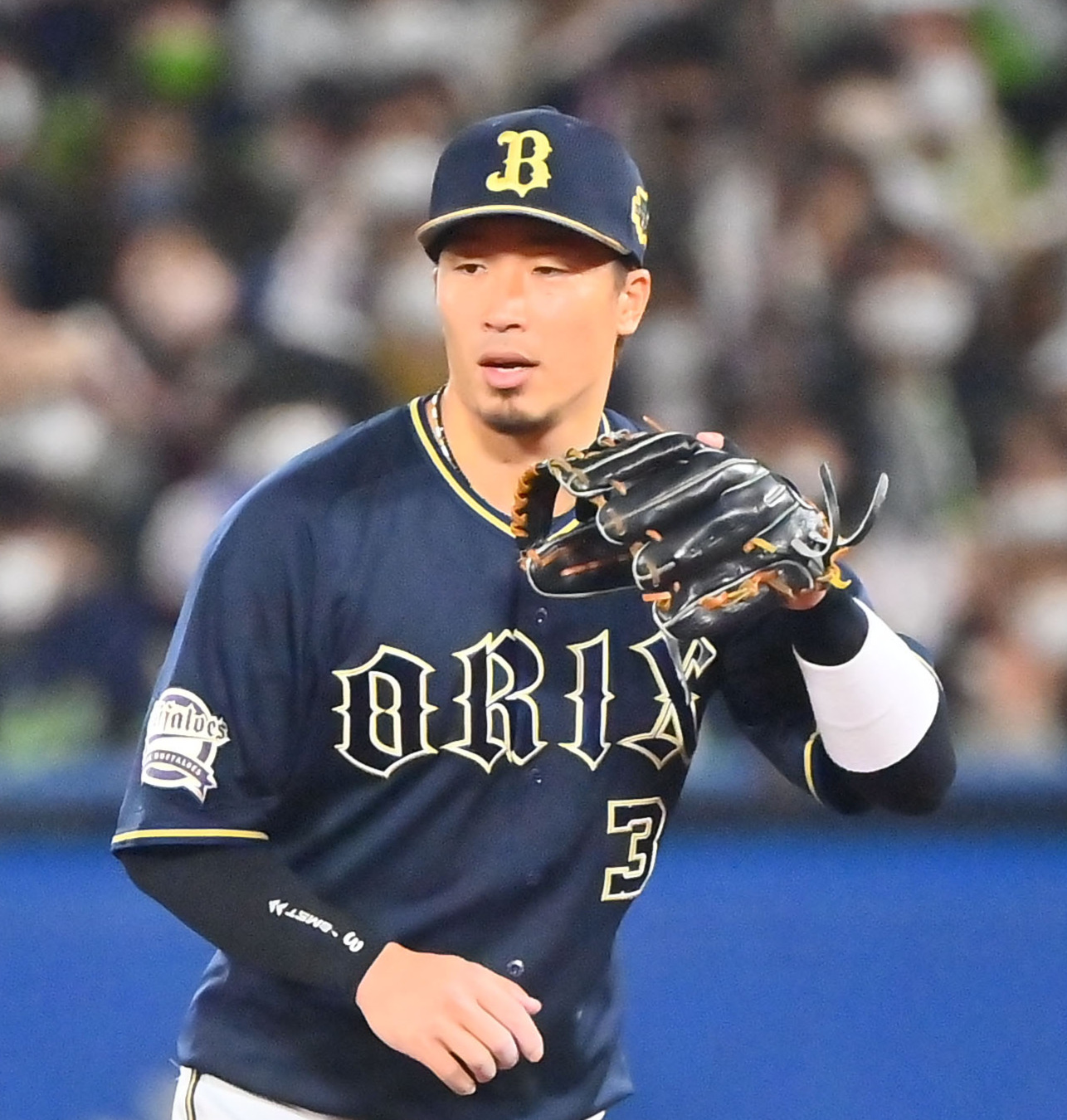 オリックス安達了一（2022年10月30日撮影）