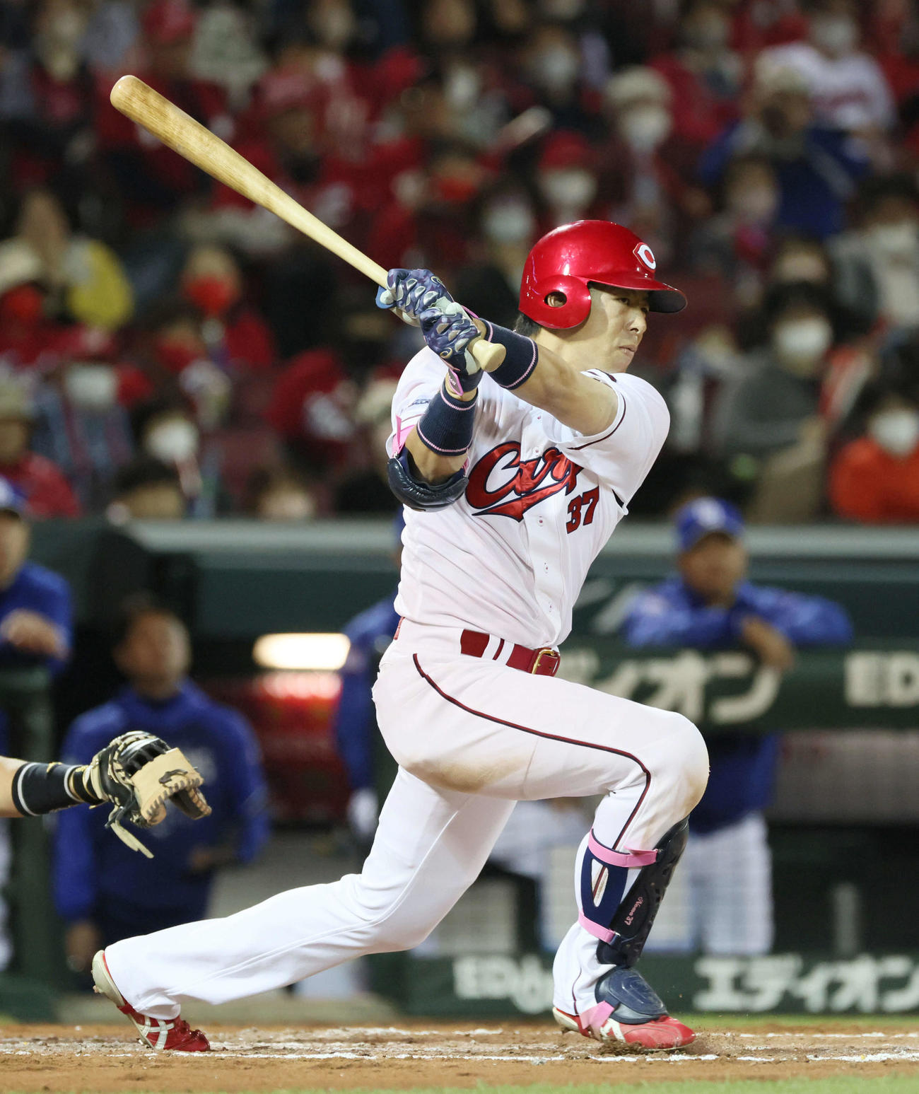 広島野間峻祥（2023年4月27日撮影）
