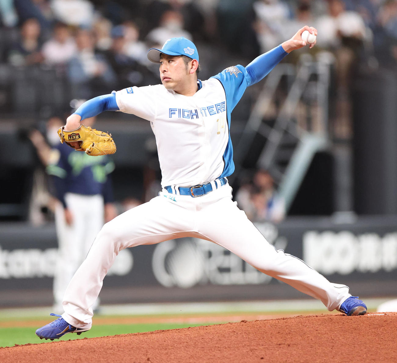 日本ハム対ヤクルト　日本ハム先発の加藤貴（撮影・佐藤翔太）