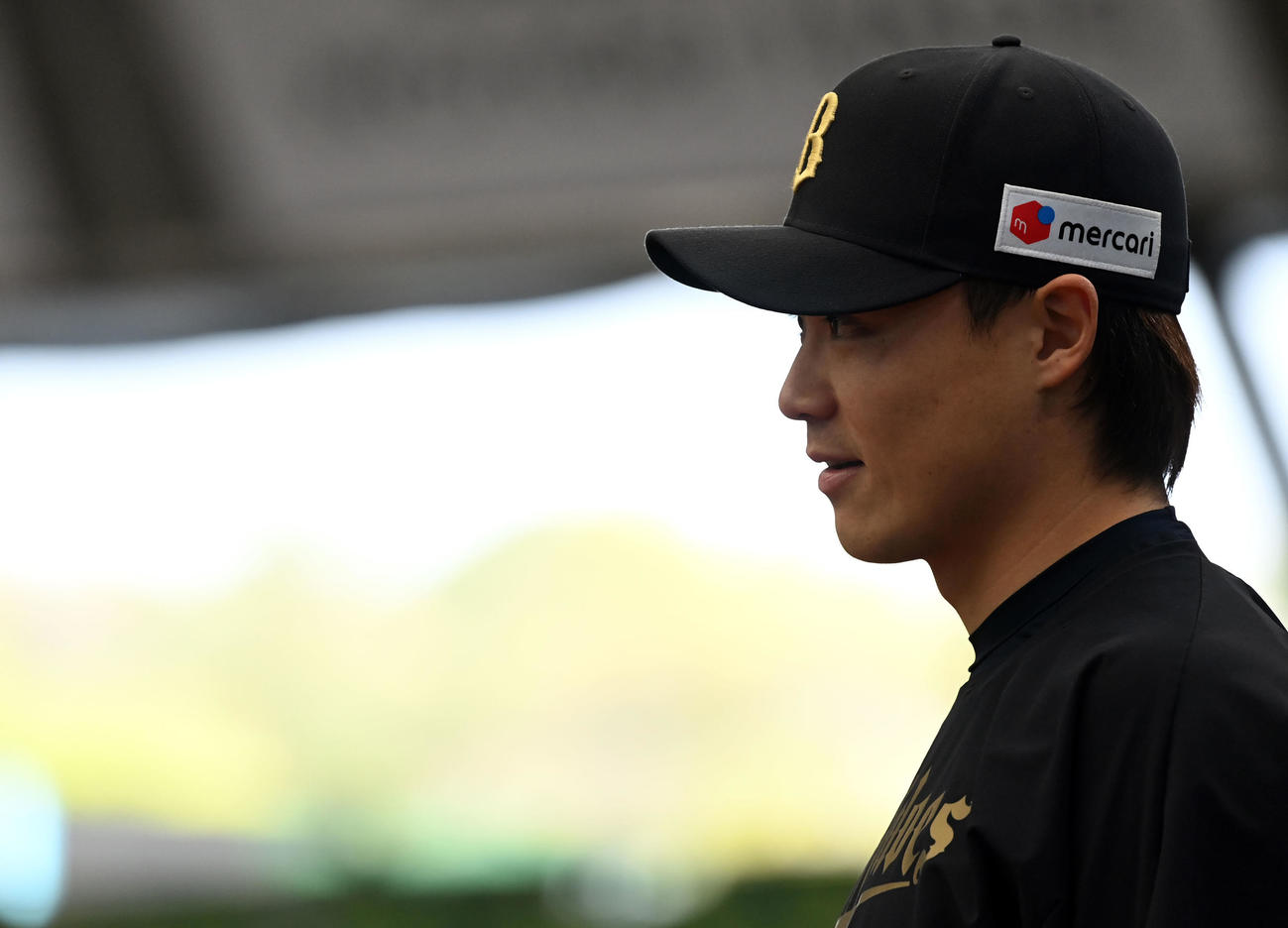 オリックス山﨑福也（2023年4月1日撮影）