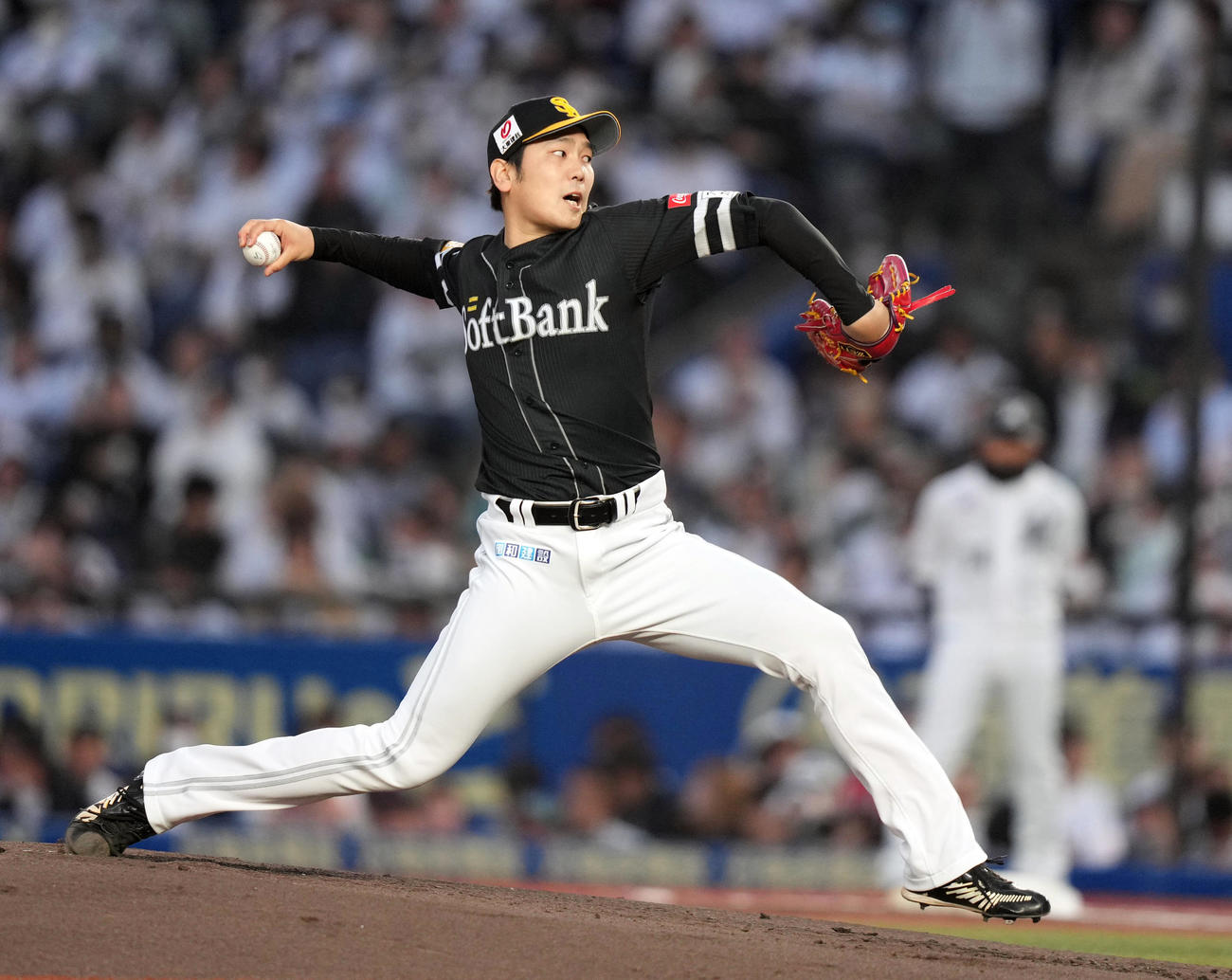 ソフトバンク石川柊太（2023年5月5日撮影）