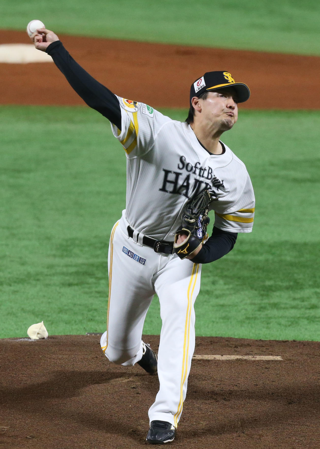 ソフトバンク有原航平（2023年5月18日撮影）