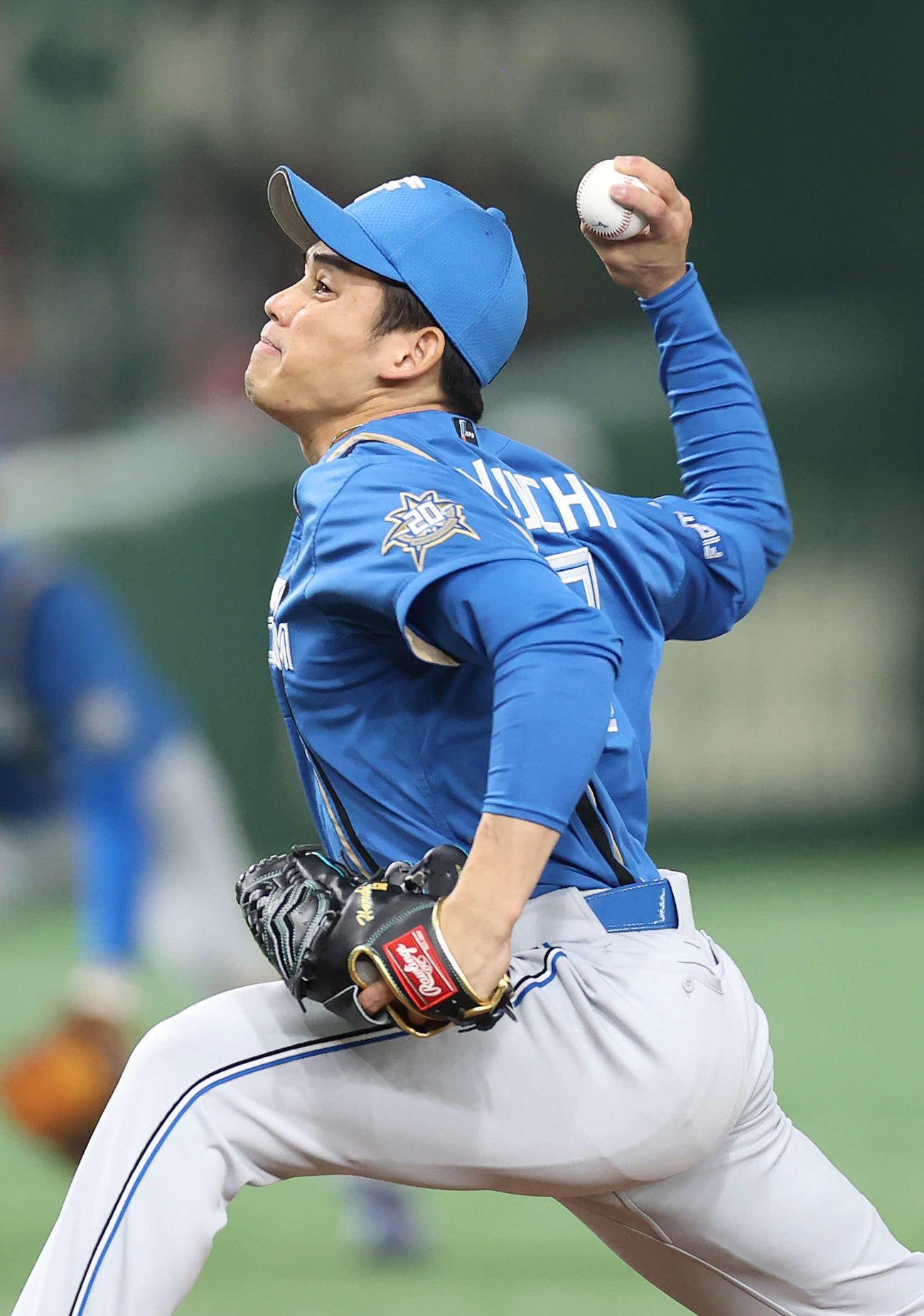 巨人対日本ハム　9回裏に日本ハム3番手で登板した宮内（撮影・河野匠）