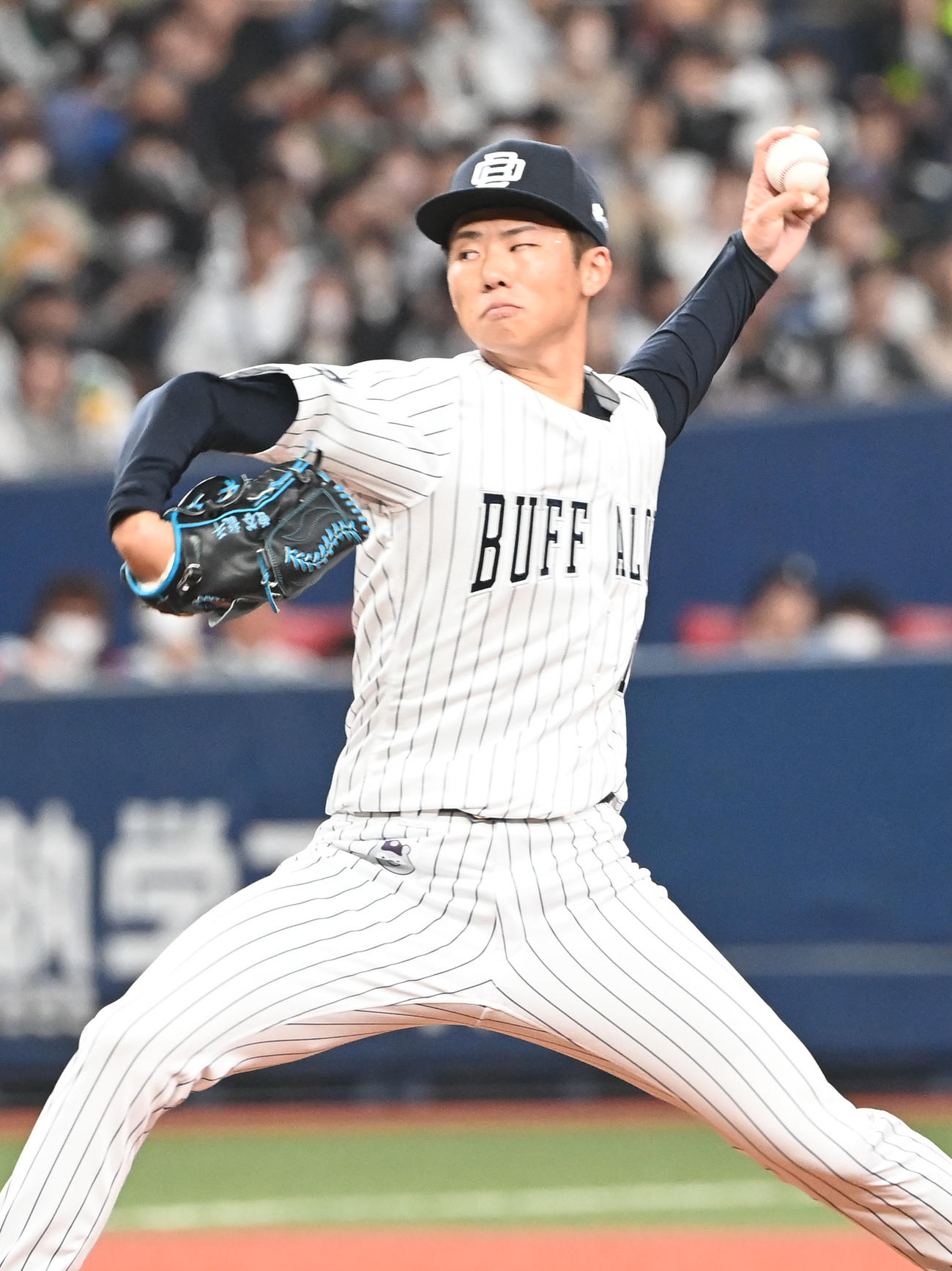 オリックス曽谷龍平（2023年4月30日撮影）