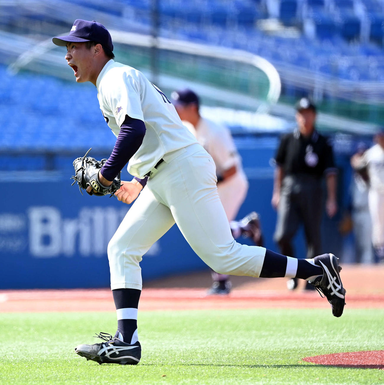 明大・村田賢一（2023年5月1日撮影）