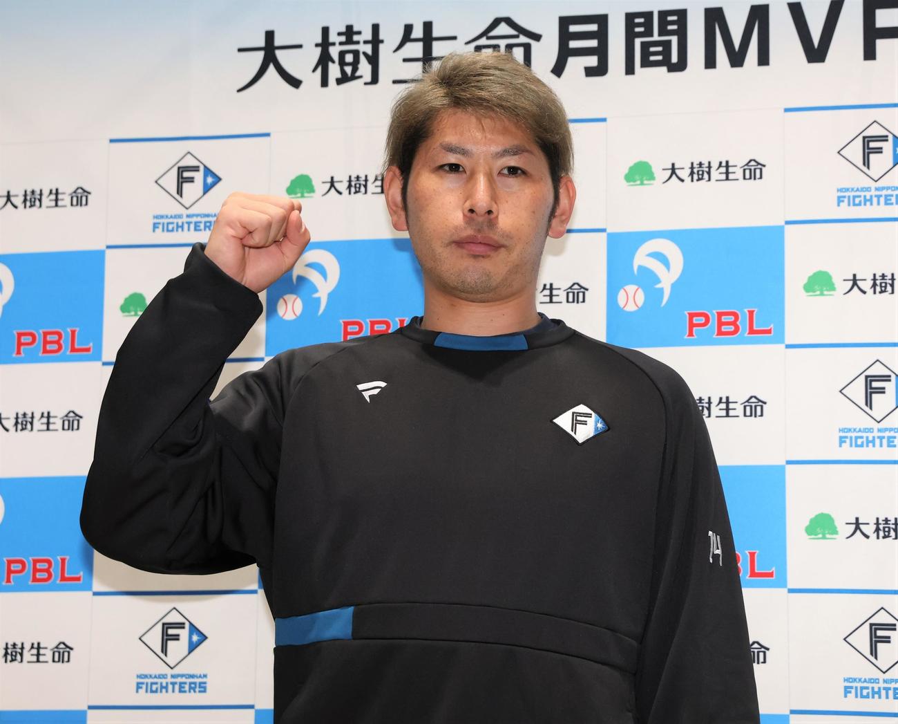 5月の月間MVPを受賞した日本ハム加藤貴