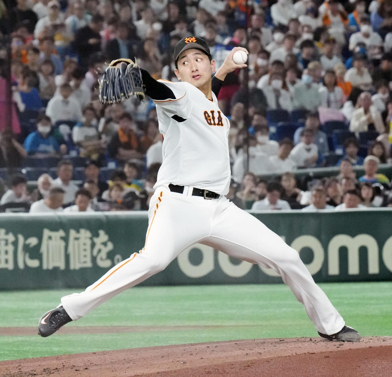 巨人横川凱（2023年6月2日撮影）