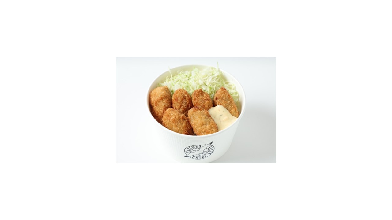 ZOZOマリンの広島戦限定メニュー「広島カキフライ丼」