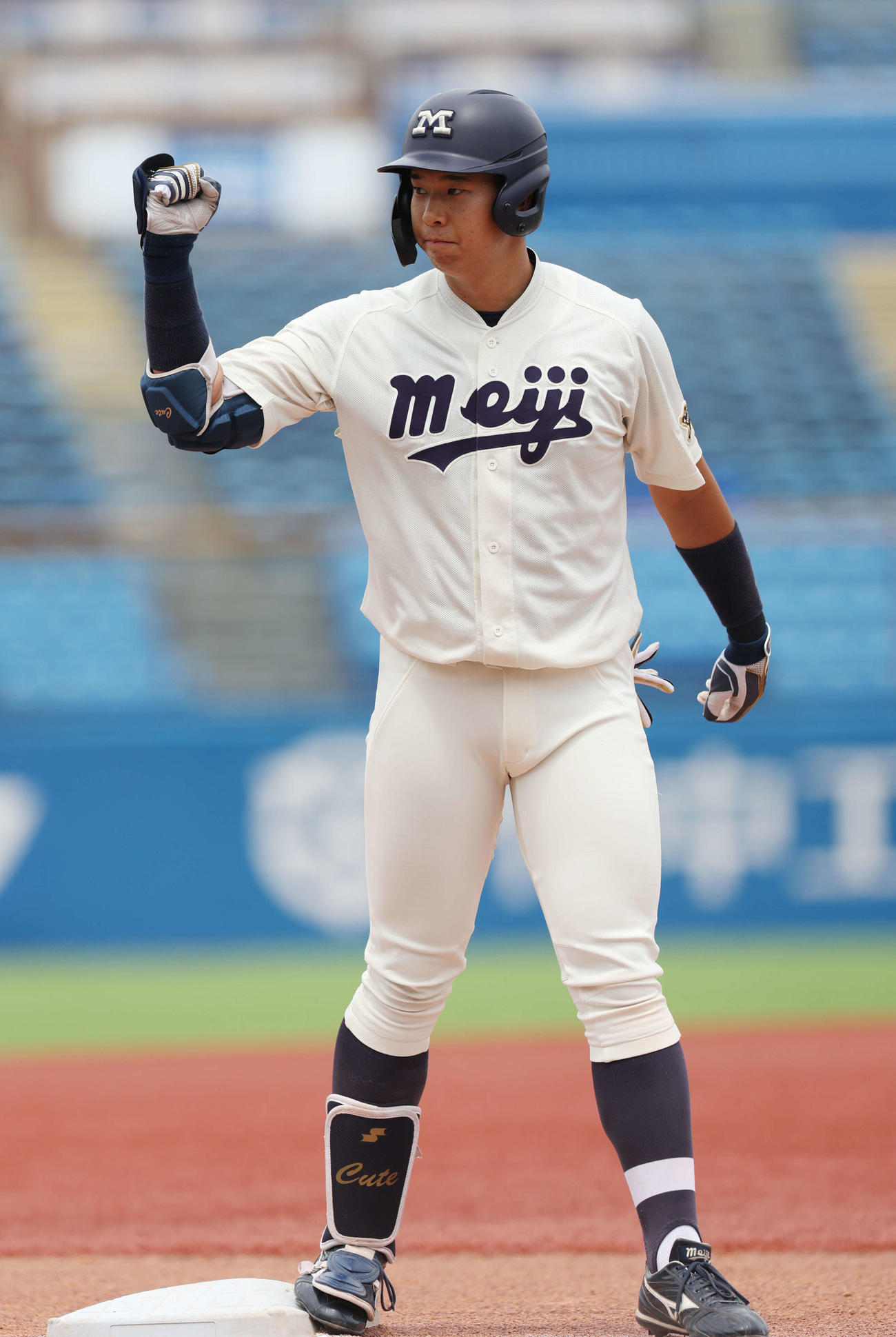 明大の上田希由翔＝2023年6月8日（2023年6月8日撮影）