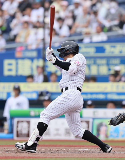 動画】これがキャップの打撃技術 緩急にも上手く対応 中村奨吾の 