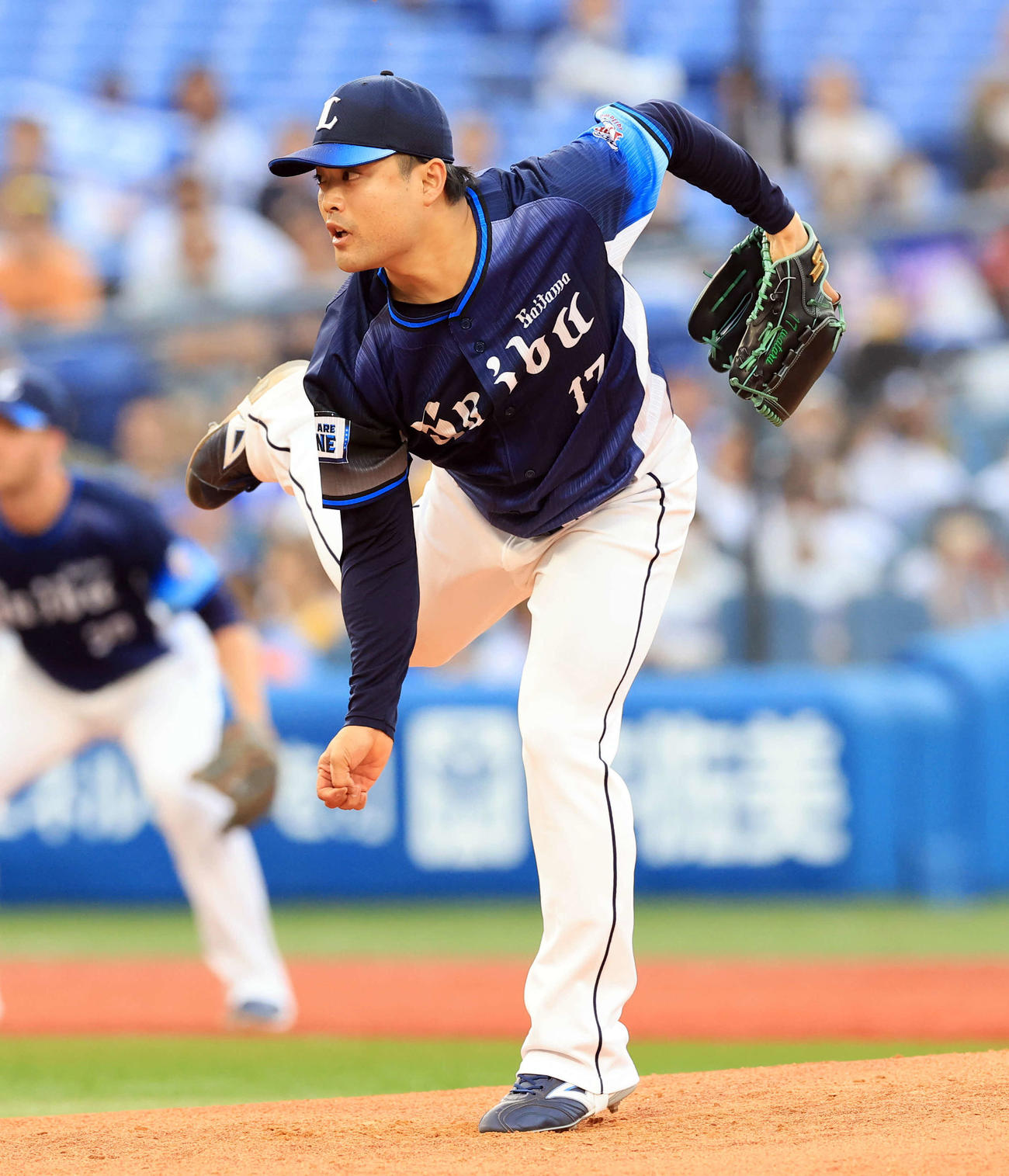 2023年6月5日、DeNA対西武　力投する西武先発の松本