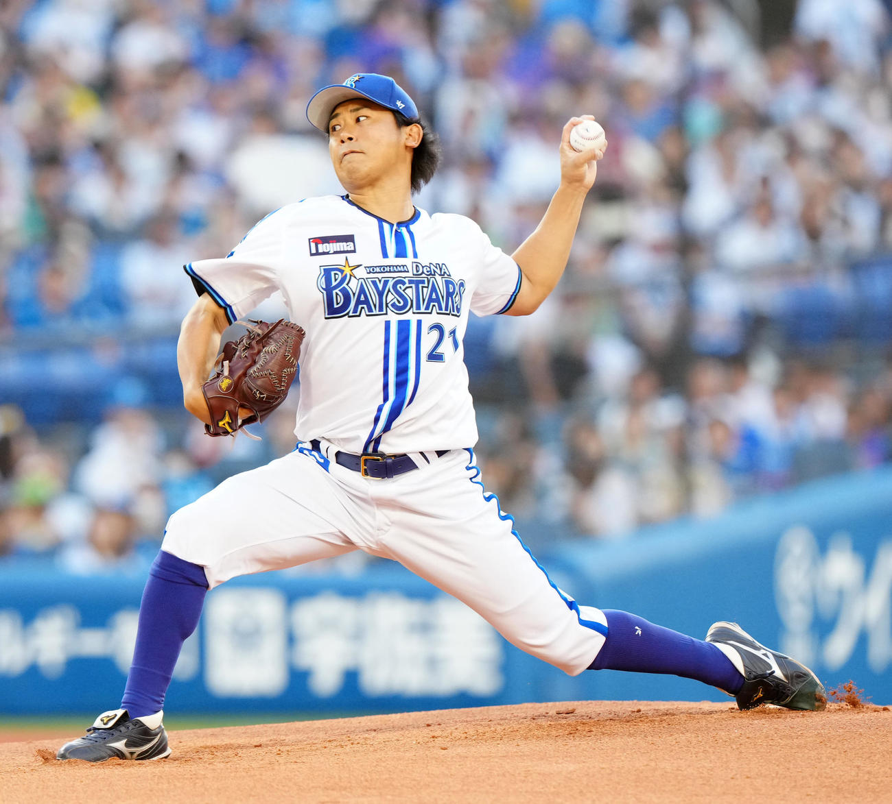 DeNA対日本ハム　DeNA先発の今永（撮影・江口和貴）
