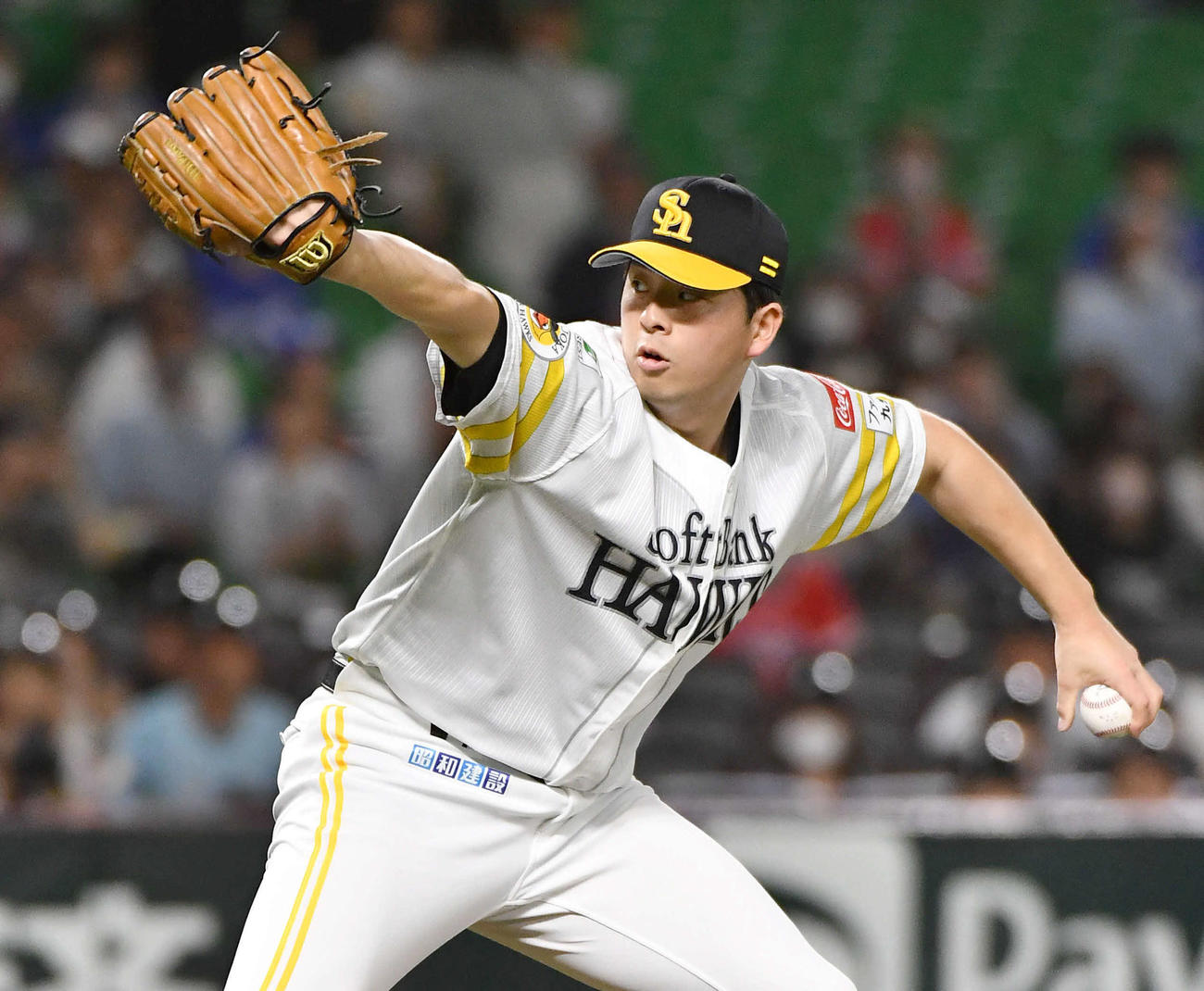 ソフトバンク大関友久（2023年5月30日撮影）