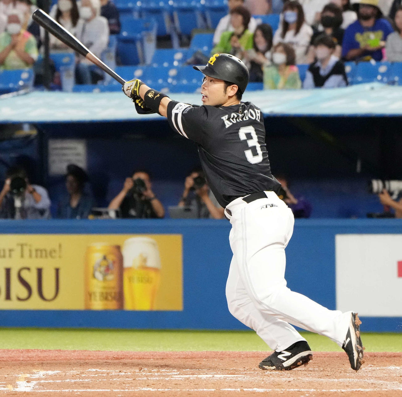 ソフトバンク近藤健介（2023年6月14日撮影）