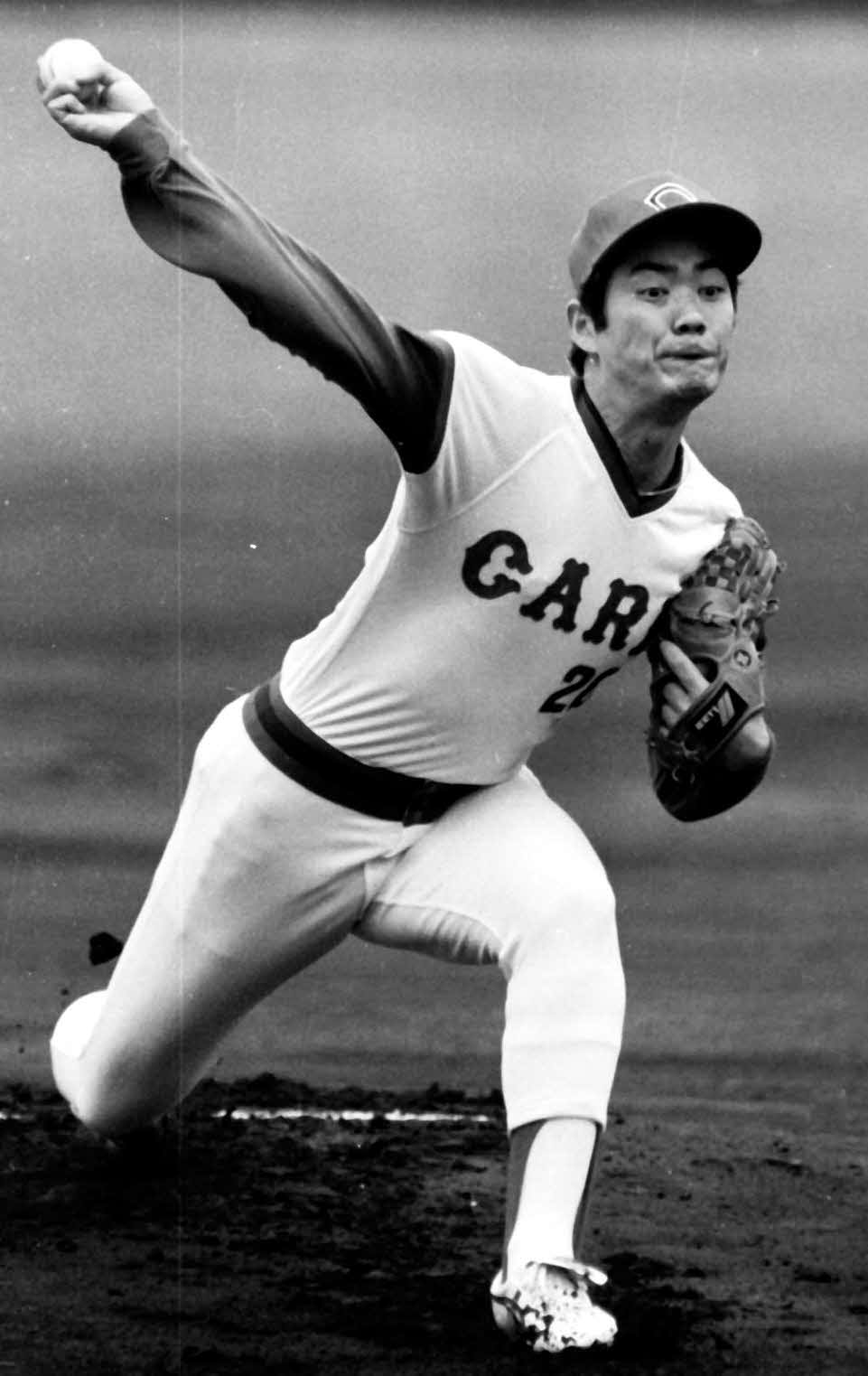 現役時代の北別府学さん（1984年撮影）