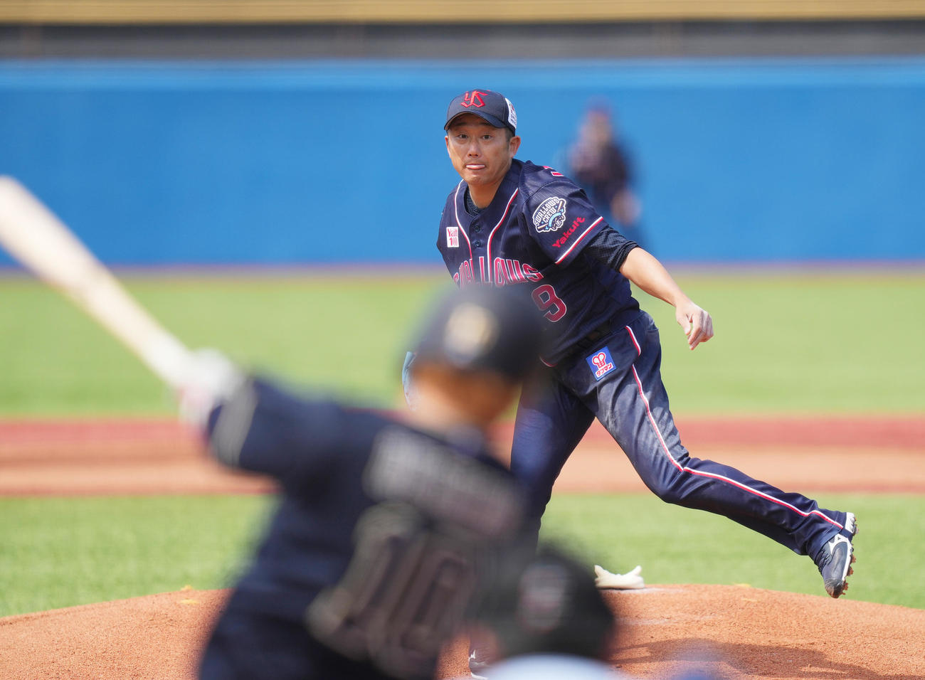 ヤクルト対オリックス　ヤクルト先発の石川（撮影・菅敏）