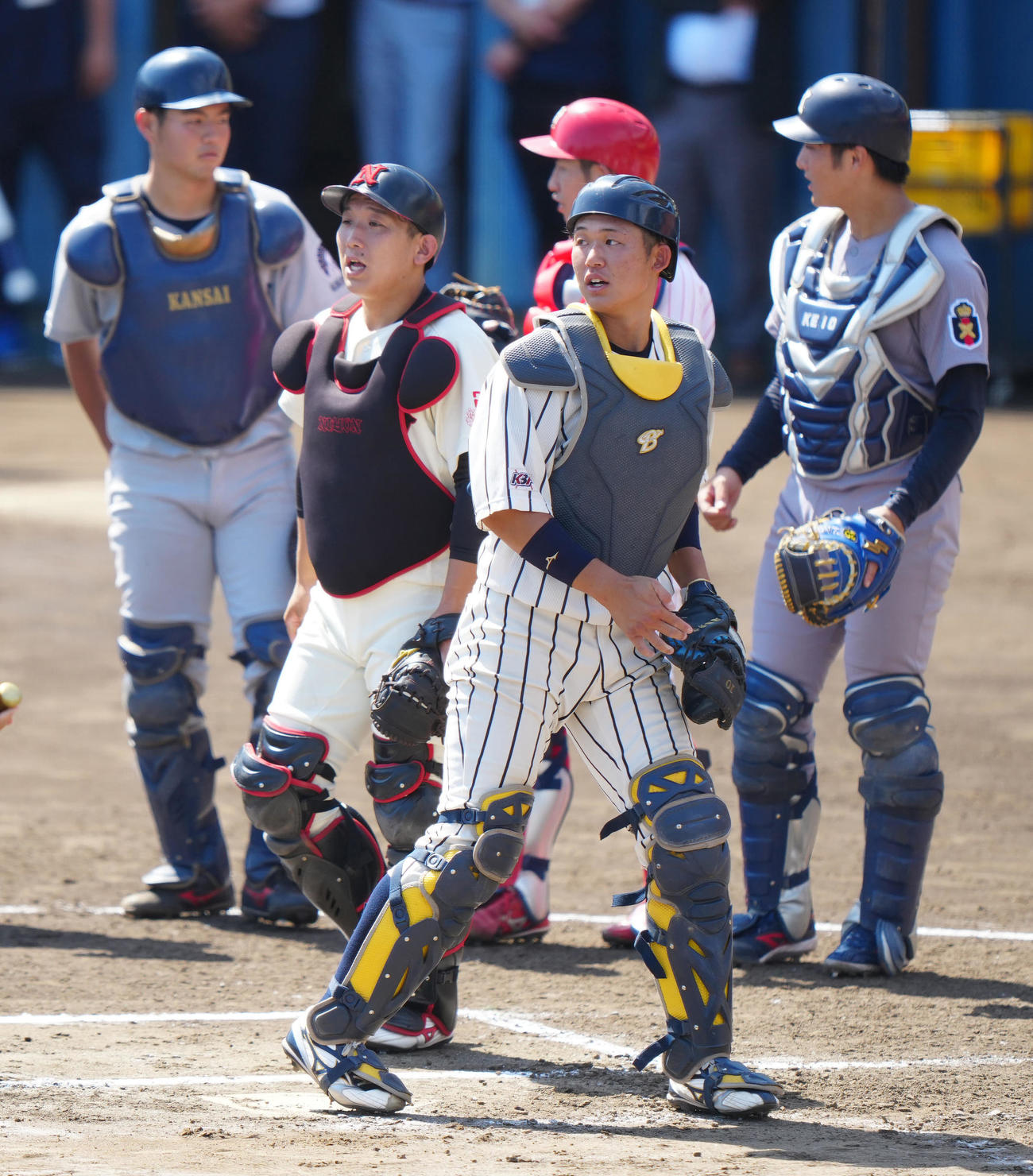 侍ジャパン大学日本代表の選考合宿に臨む上武大・進藤（撮影・江口和貴）