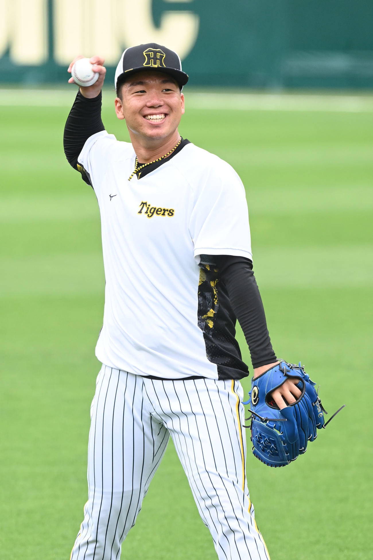 阪神村上頌樹（2023年6月12日撮影）