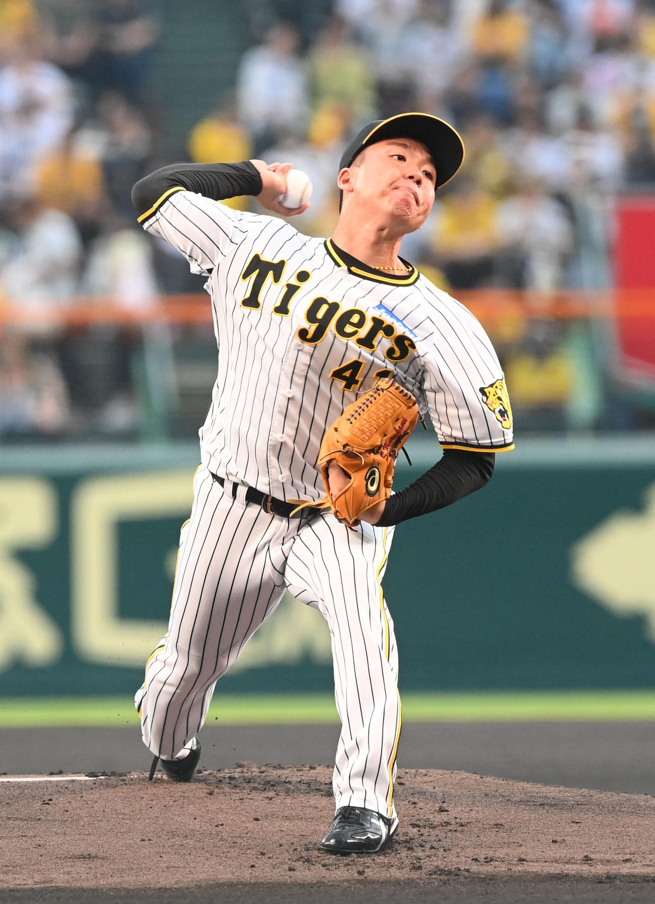 阪神村上頌樹（2023年6月13日撮影）