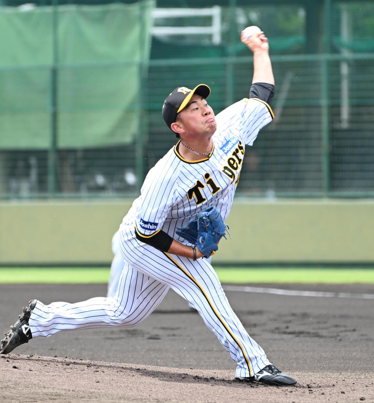 阪神対オリックス　阪神先発の桐敷（撮影・石井愛子）