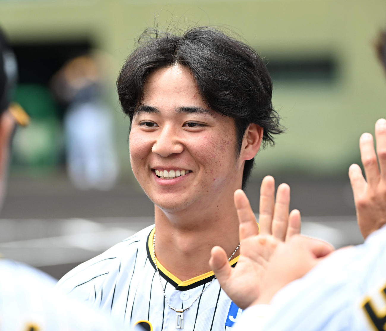 阪神井坪陽生（2023年5月26日撮影）