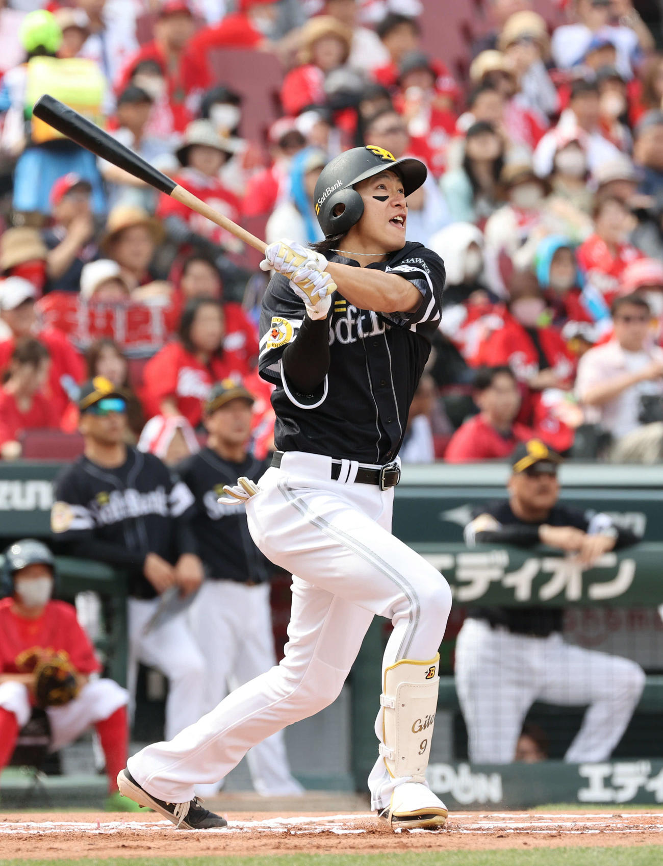 ソフトバンク柳田悠岐（2023年6月4日撮影）
