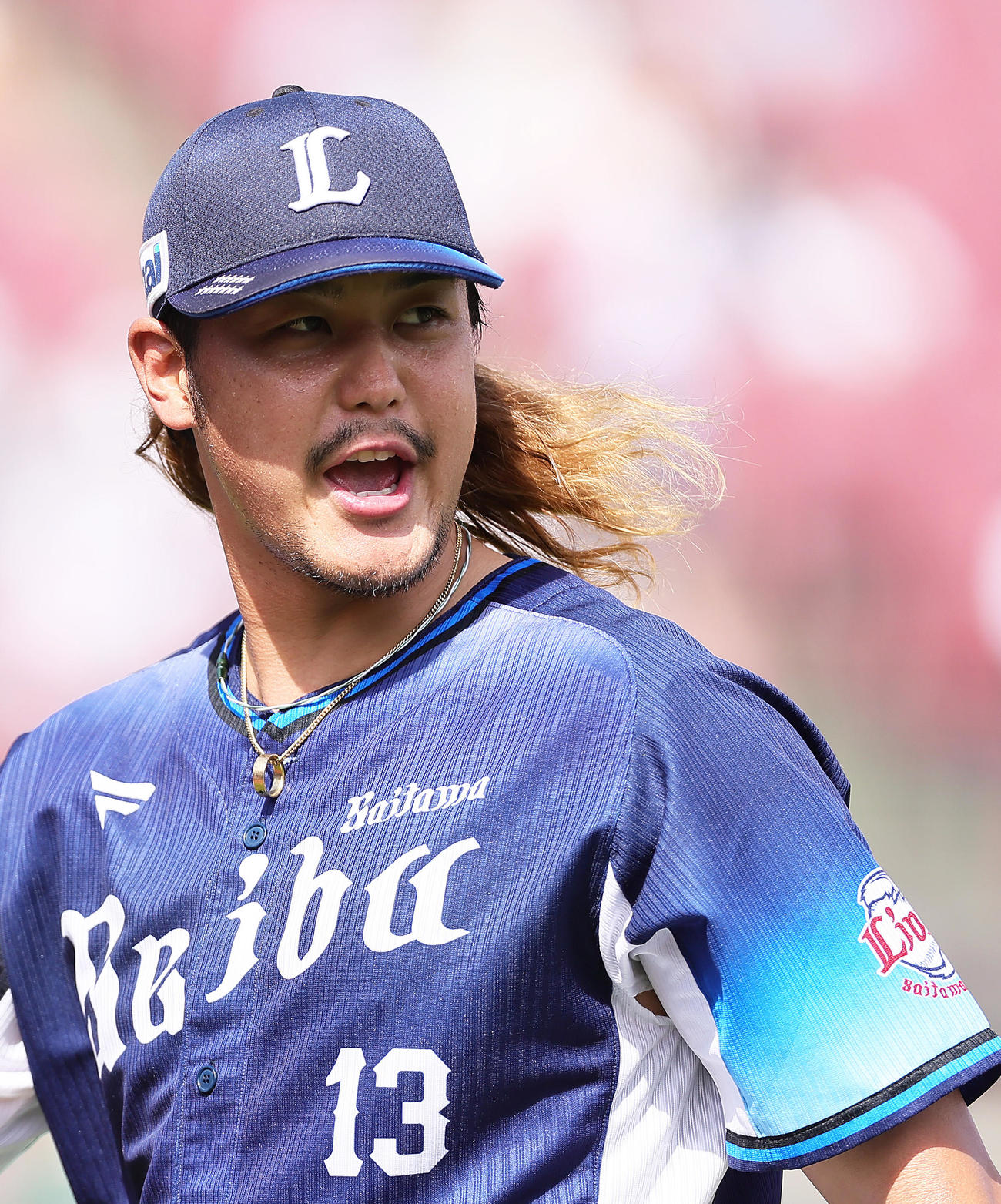 楽天対西武　3回裏楽天の攻撃を3者凡退に抑えた高橋（撮影・足立雅史）