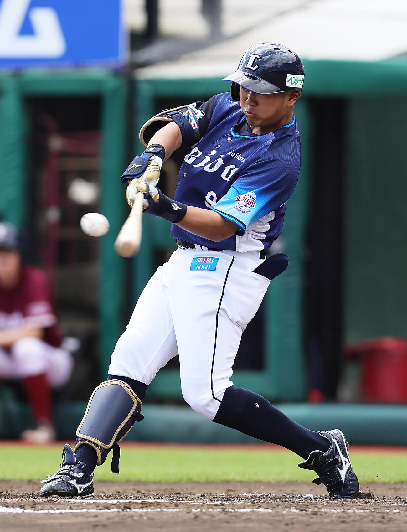 楽天対西武　2回表西武2死一、二塁、蛭間は右越えにプロ初本塁打となる3点本塁打を放つ（撮影・足立雅史）