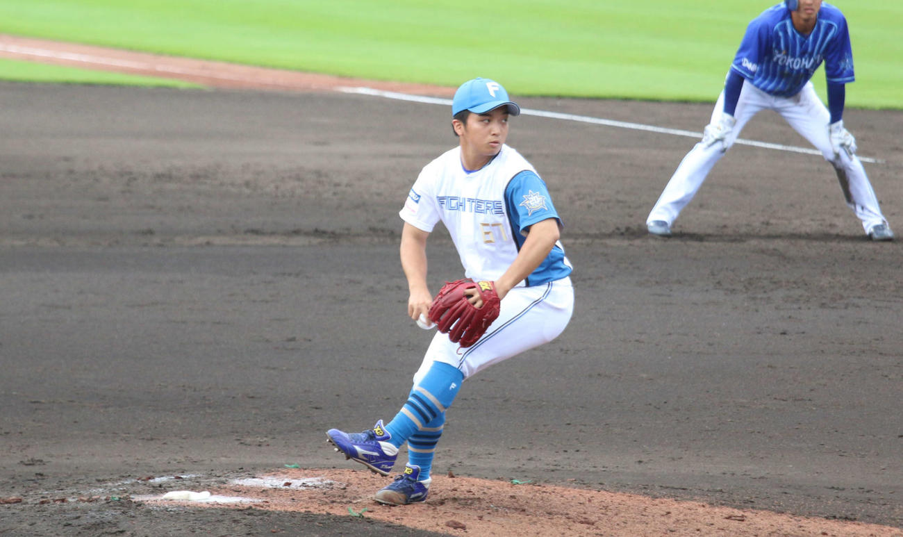 日本ハム山本拓実（2023年6月24日撮影）