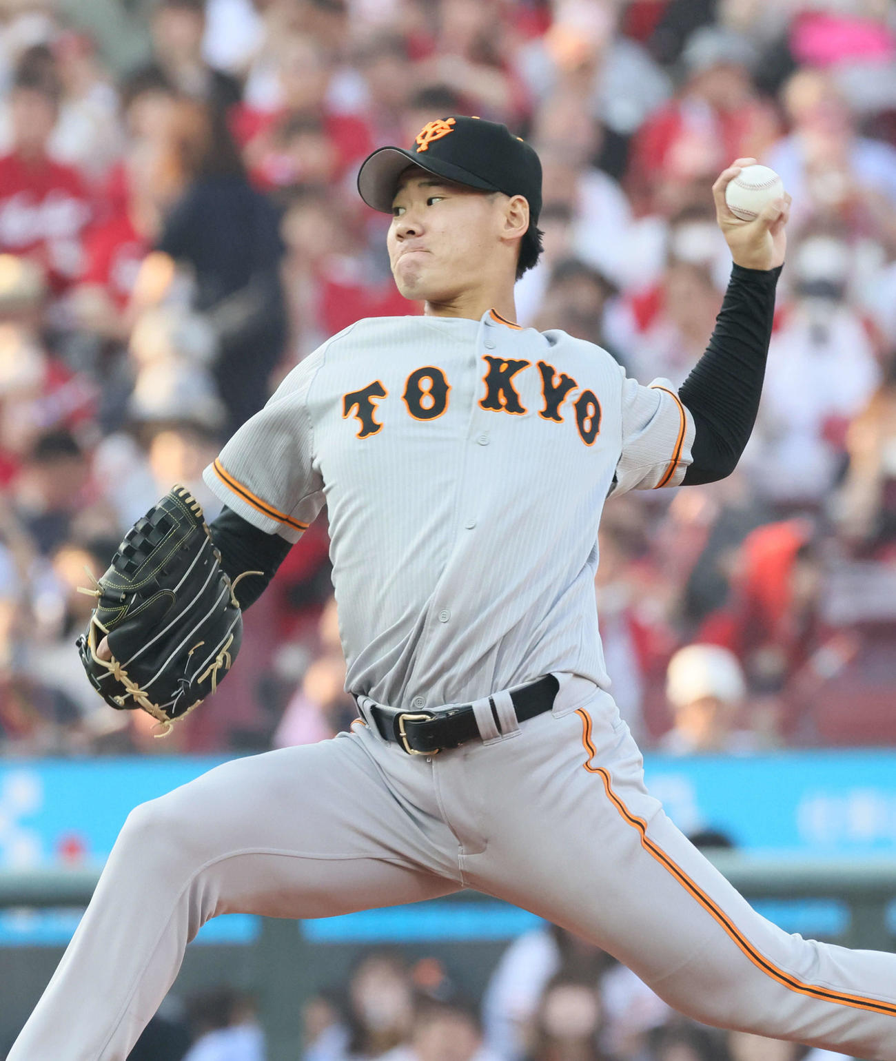 巨人井上温大（2023年6月23日撮影）