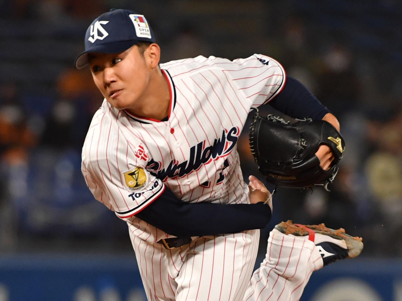 ヤクルト奥川恭伸（2022年3月29日撮）