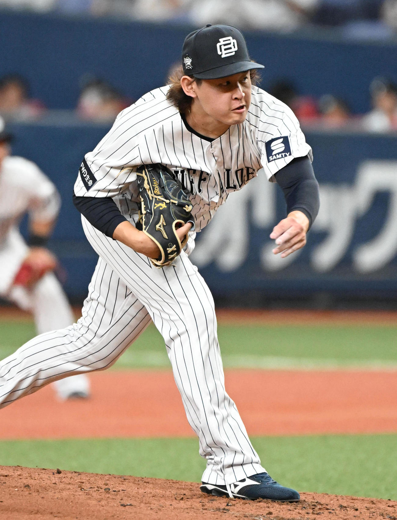 オリックス先発の宮城（撮影・石井愛子）＝2023年6月27日、京ラドーム大阪
