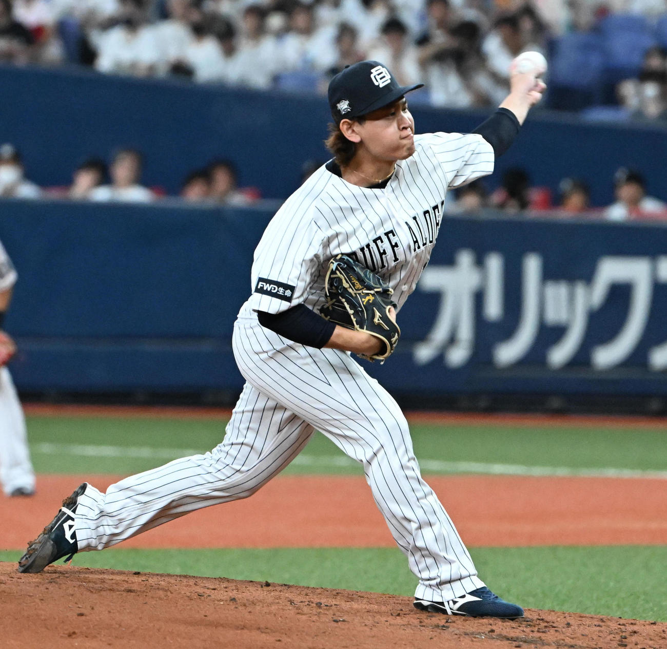 オリックス先発の宮城（撮影・石井愛子）＝2023年6月27日、京ラドーム大阪