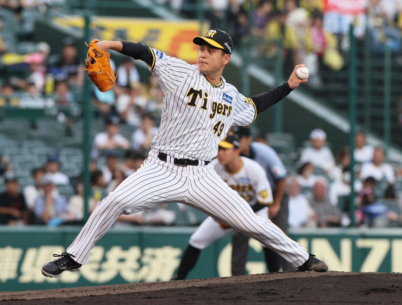 阪神対中日　阪神先発の大竹（撮影・上山淳一）