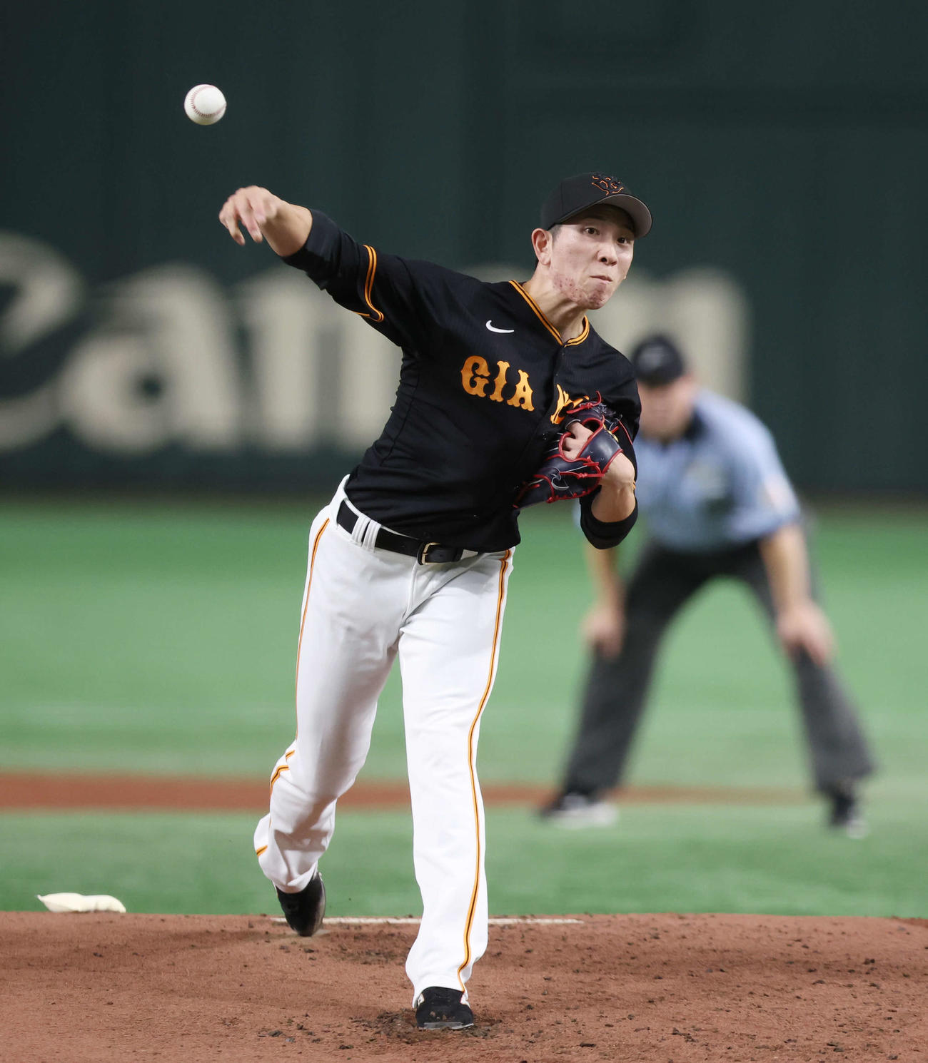 巨人戸郷翔征（2023年6月14日撮影）