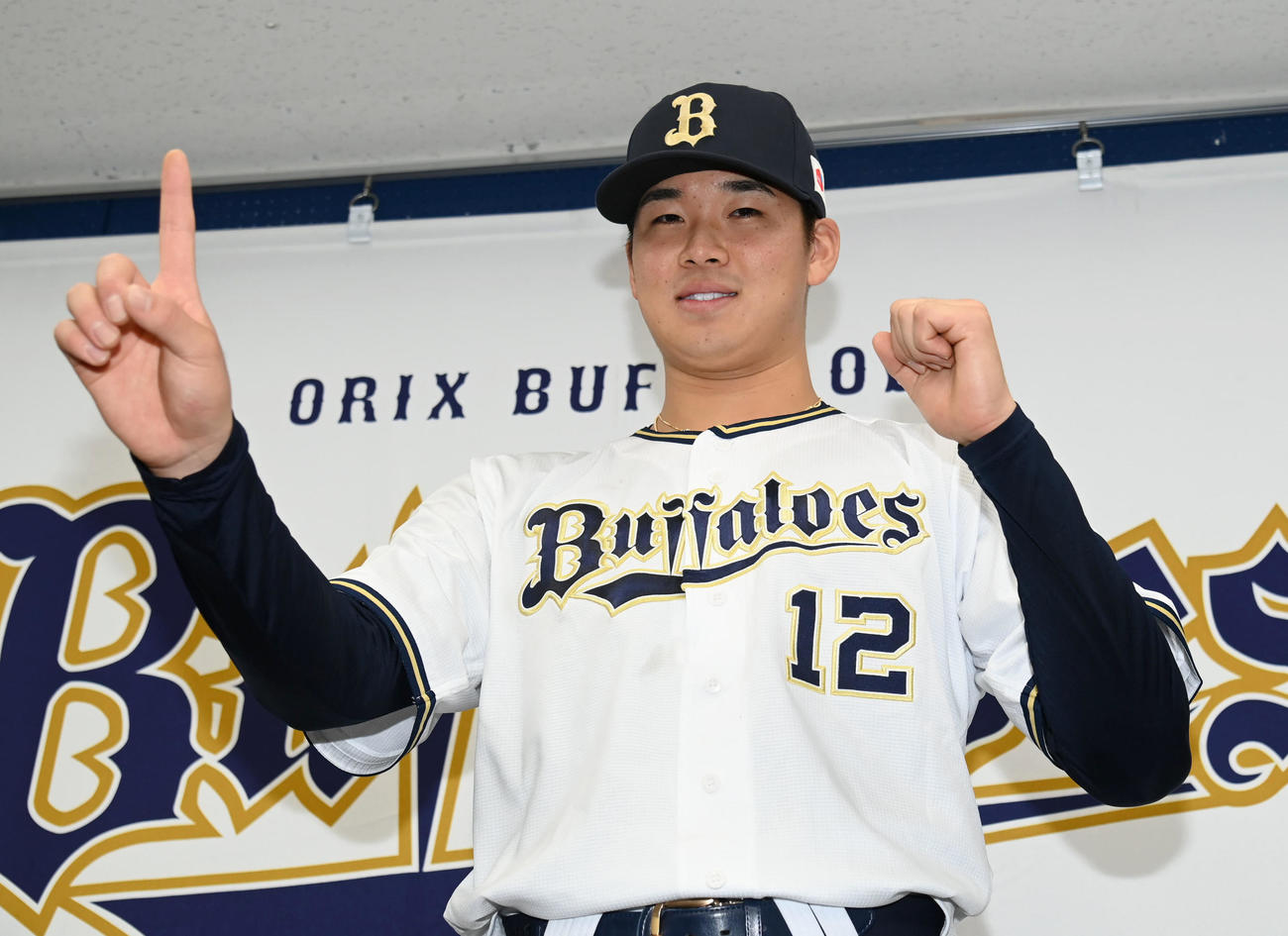 選手間投票で選出されたオリックス山下（2023年6月27日撮影）