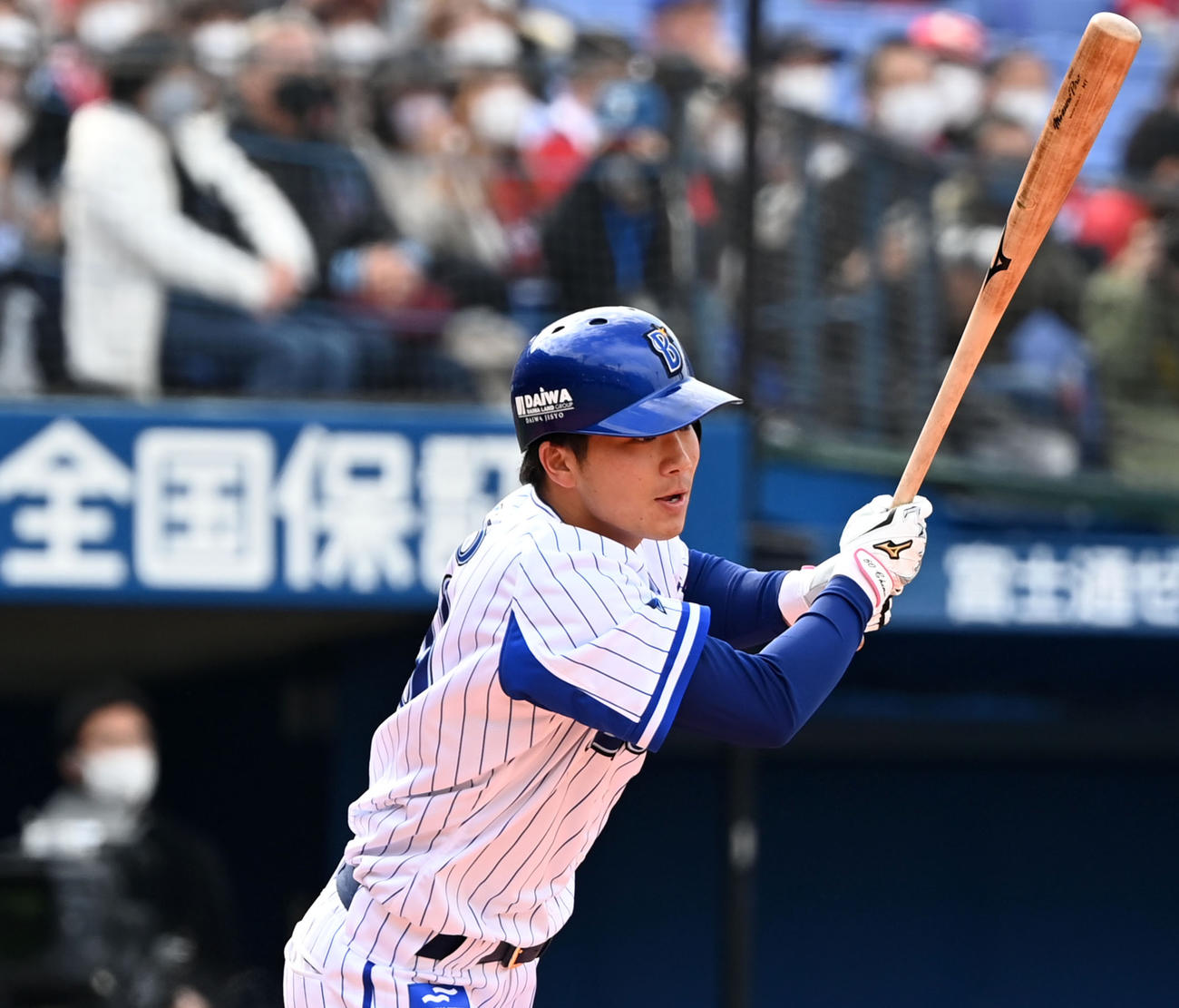 DeNA知野直人（2022年3月2日撮影）