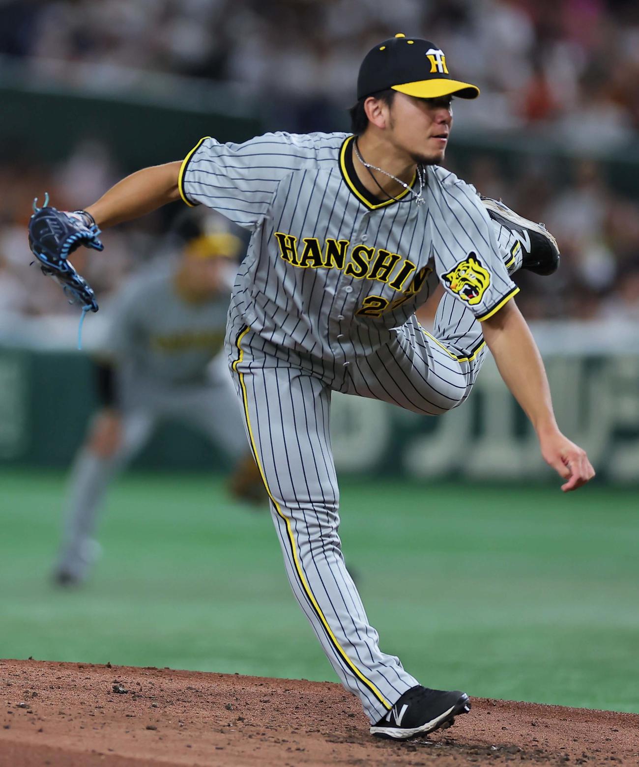 巨人対阪神　阪神先発の伊藤将（撮影・上田博志）