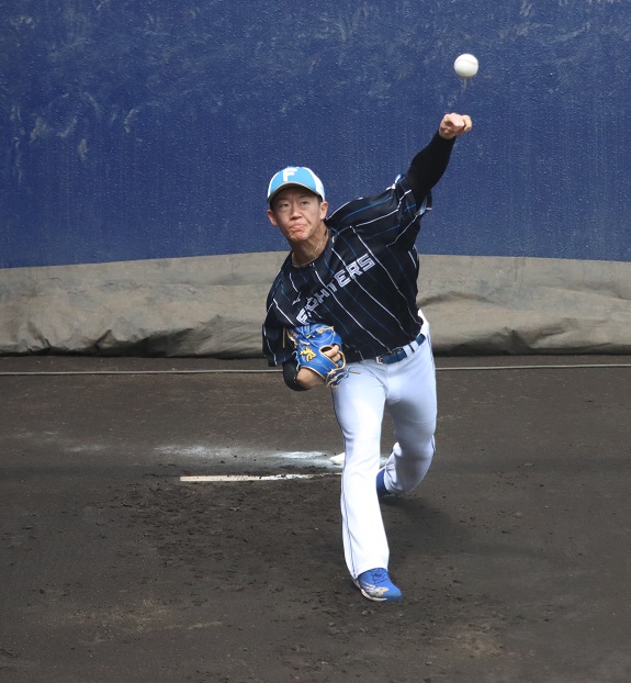 日本ハム矢沢宏太（2023年6月28日撮影）