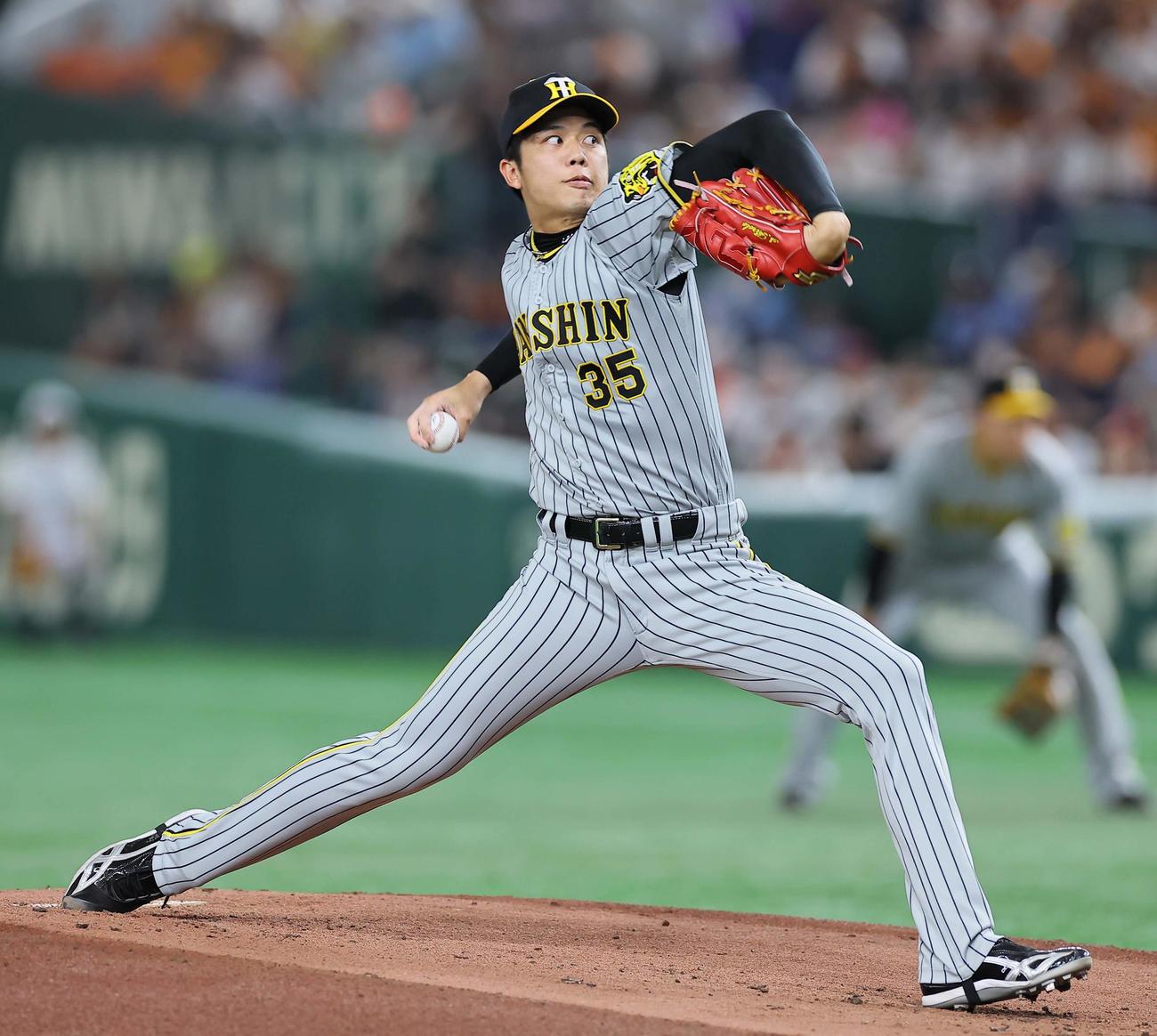 阪神才木浩人（2023年7月1日撮影）