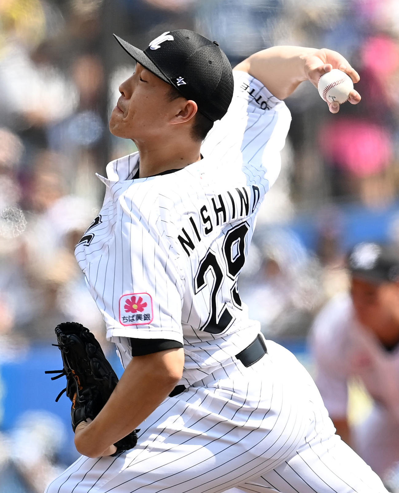 ロッテ西野勇士（2023年6月25日撮影）