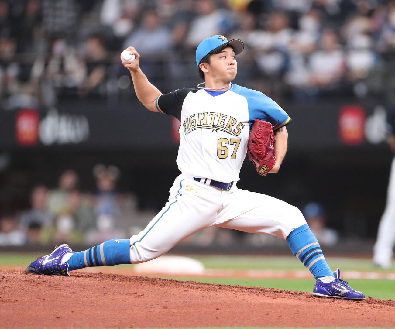 日本ハム山本拓実（2023年6月30日撮影）