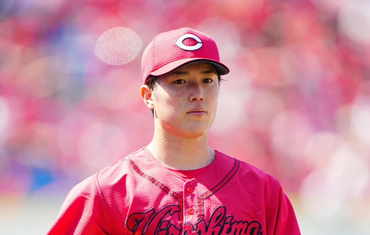 広島森下暢仁（23年5月撮影）