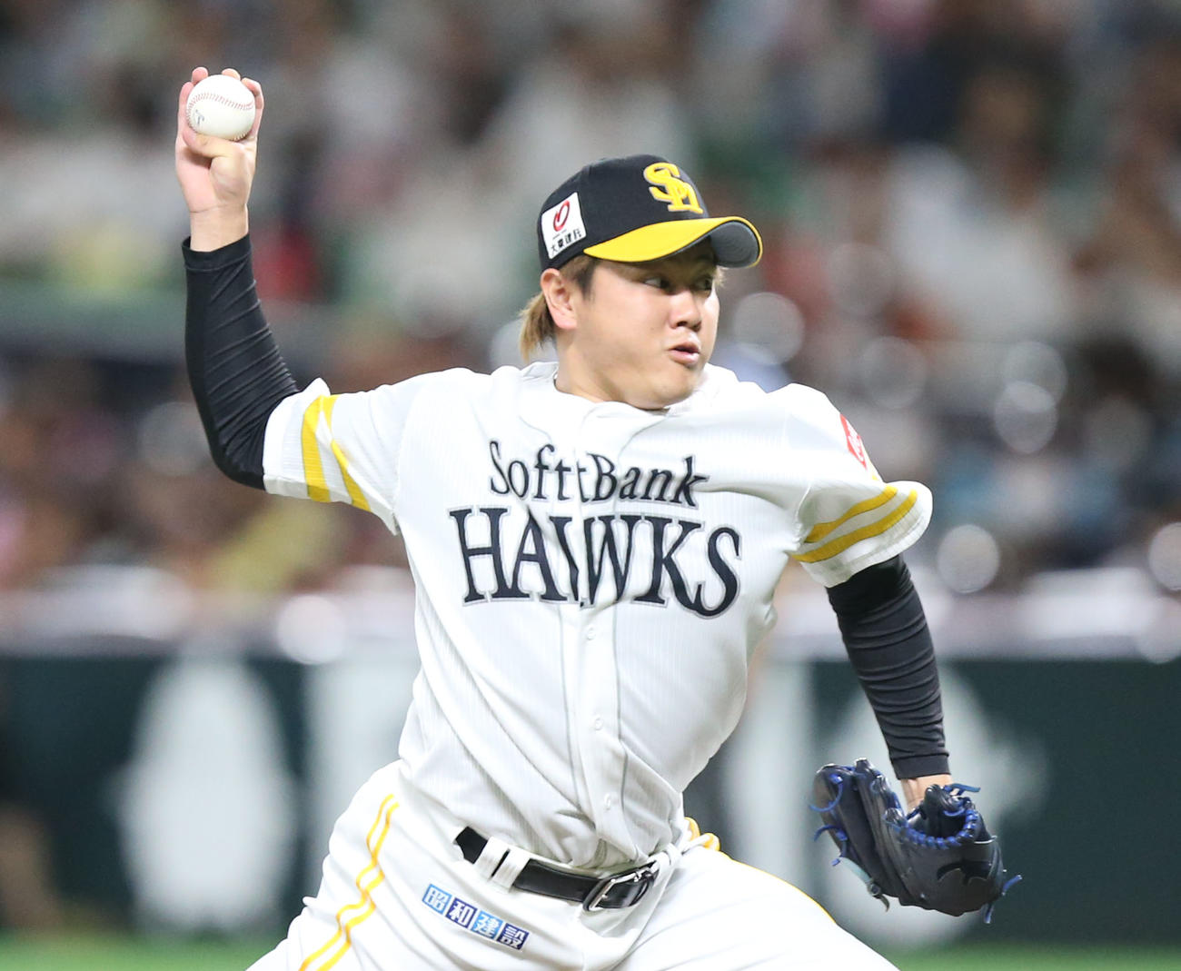 ソフトバンク津森宥紀（2023年6月11日撮影）