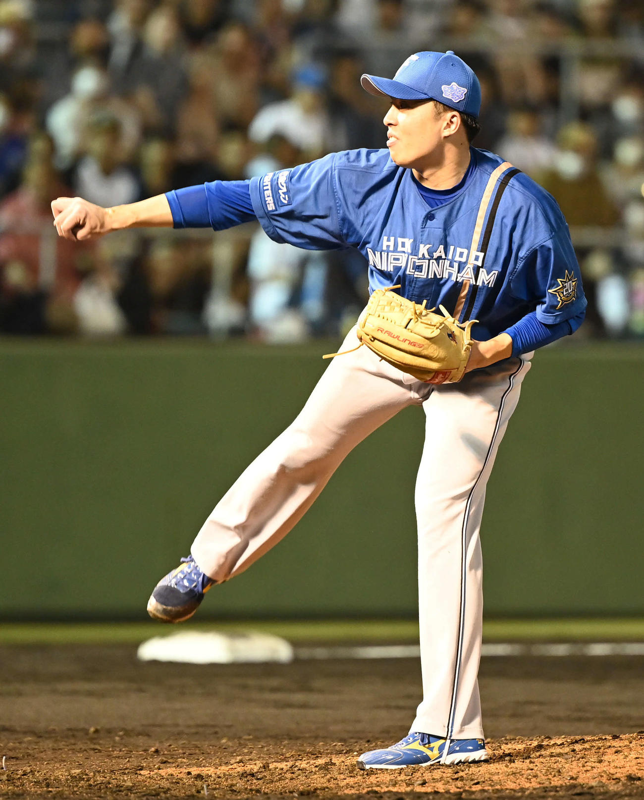 日本ハム田中正義（2023年6月27日撮影）