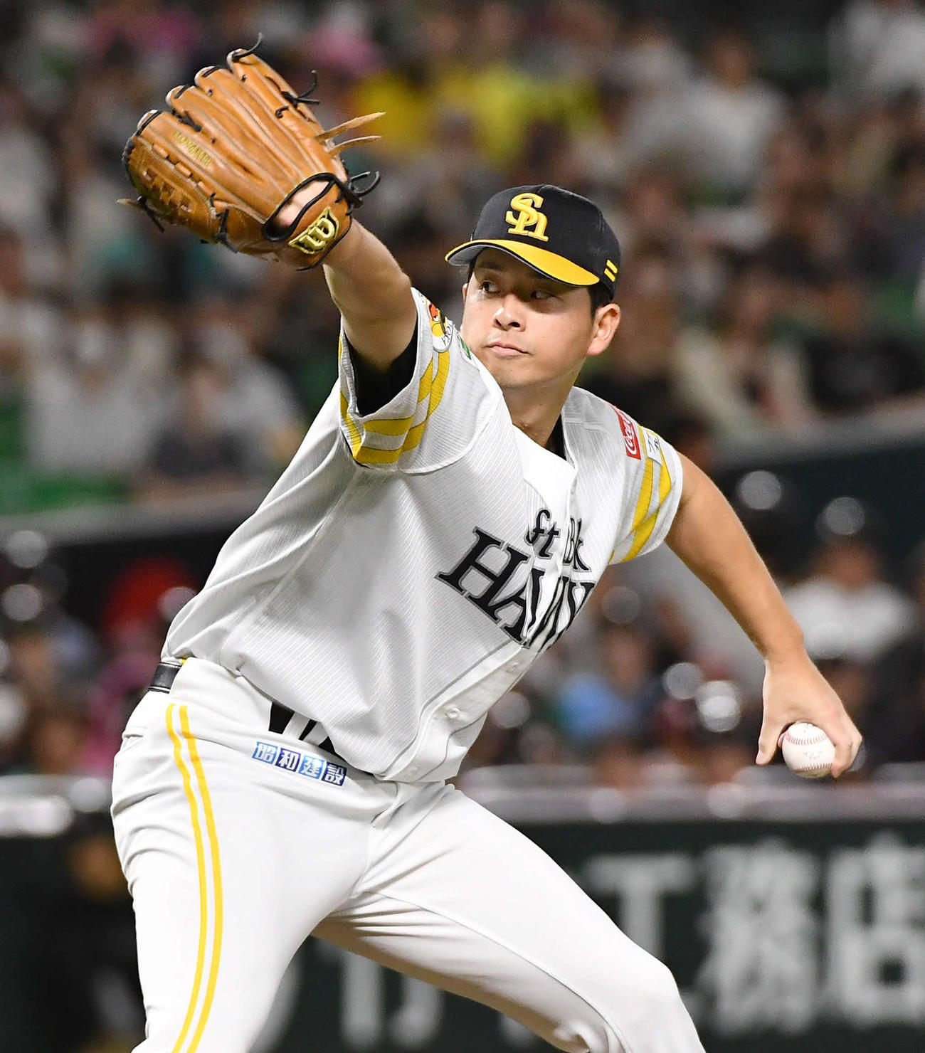 ソフトバンク大関友久（23年6月29日撮影）