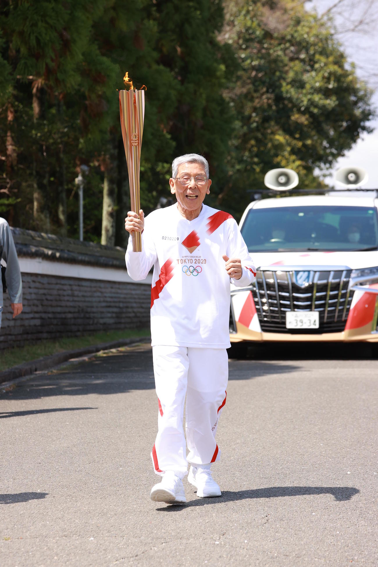 内田昌詞さん（21年4月14日、代表撮影）
